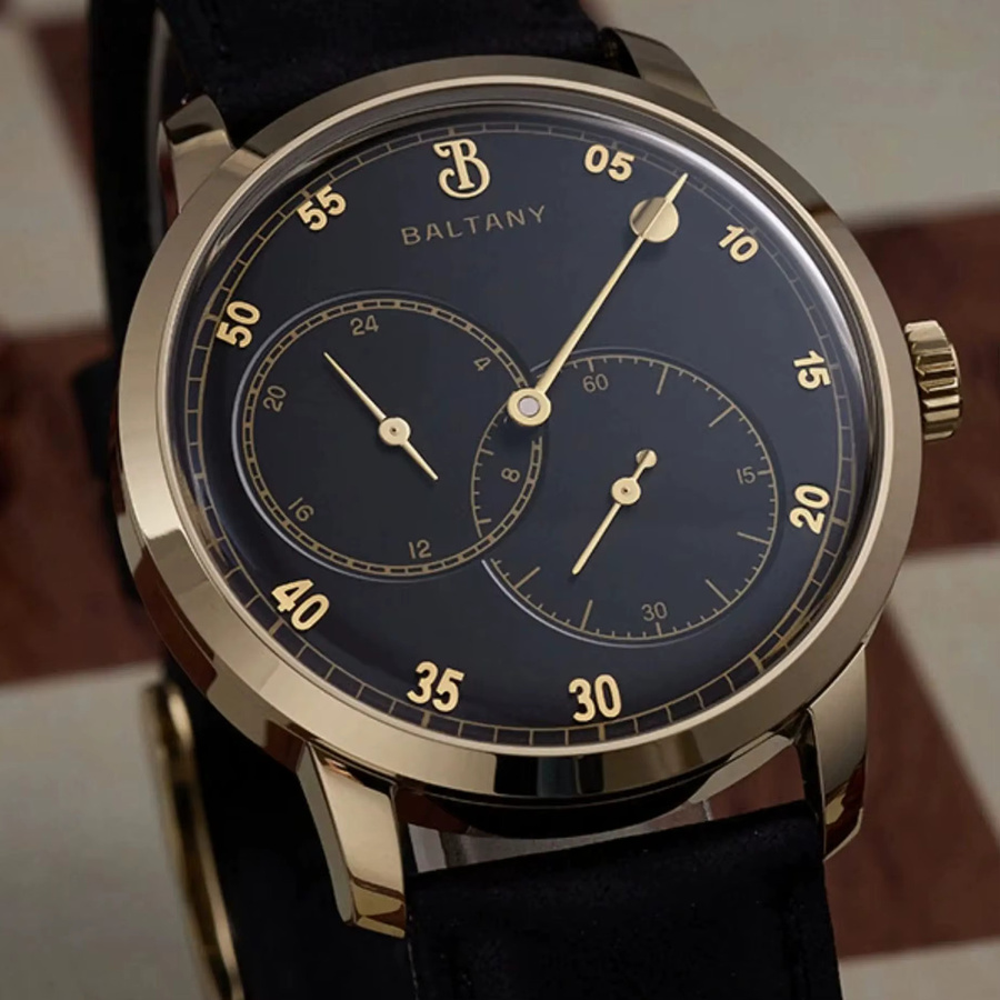Baltany Armbanduhr Automatik, Pilot, 38 mm, Leder, Herren - Bild 2