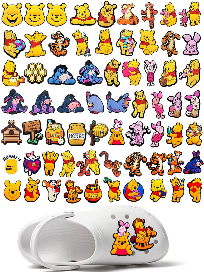 Charms Pooh Ferkel Tigger Honig, PVC, Kinder - Bild 7