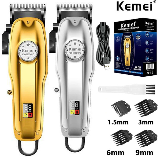 Kemei Haarschneidemaschine für Herren, Gold - Bild 1