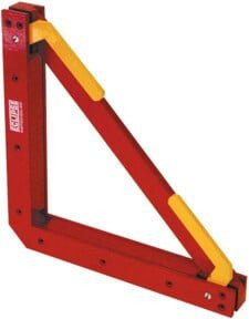 Eclipse MAGNETICS Magnet-Winkel 973 mit 90 Grad Winkel aus Ferrit in Rot - Bild 1