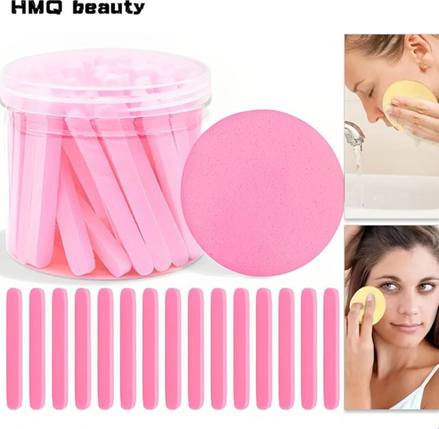 HMQ beauty Gesichtswasch-Puff aus Holzzellstoff, Unisex - Bild 1