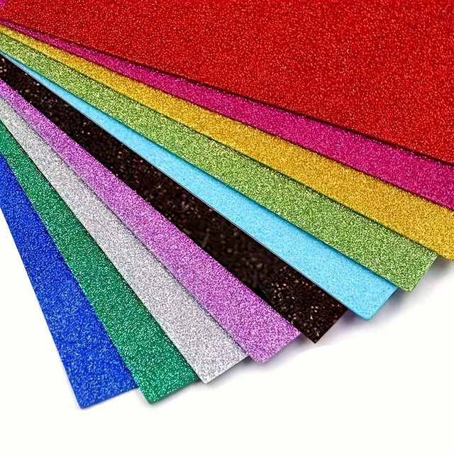 10 Blatt buntes A4-Papier in 10 Farben für Geschenkverpackungen und Dekorationen - Bild 1