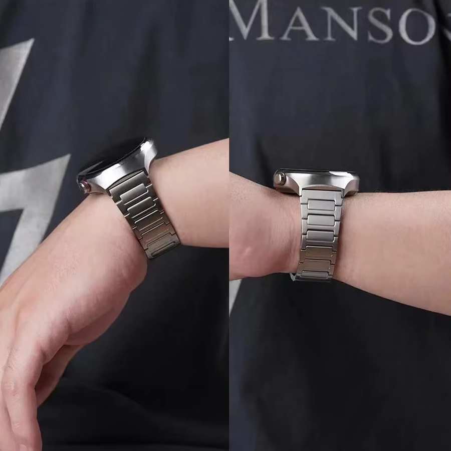 Uhrenarmband Edelstahl, Silber, Herren - Bild 4