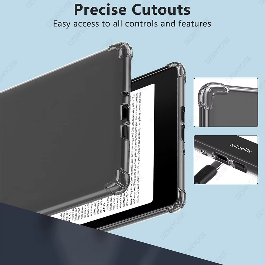 DZSWYCASE Transparente Schutzhülle für Kindle 11. und 10. Generation sowie Kindle Paperwhite 6 5 4 3 2 1, ultradünnes TPU-Softcover - Bild 6