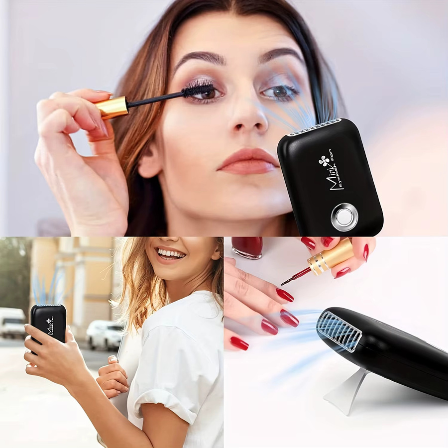 NALSYAO Mini-Wimpernventilator, USB-Wiederaufladbar, Unisex - Bild 6