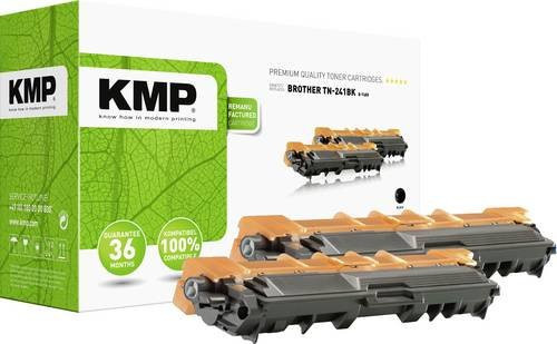 KMP Tonerkassette kompatibel mit Brother TN-241BK in Schwarz für Laserdrucker mit einer Kapazität von 5000 Seiten - Bild 1