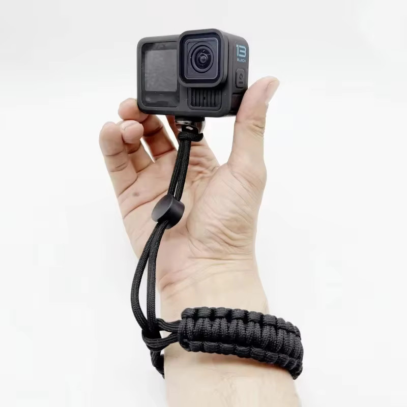 DIXSG Action-Kamera Handschlaufe aus geflochtenem Nylon als Anti-Verlust-Handseil für Insta360 X3 X4, GoPro Hero 12 und DJI Osmo Action 4 - Bild 3
