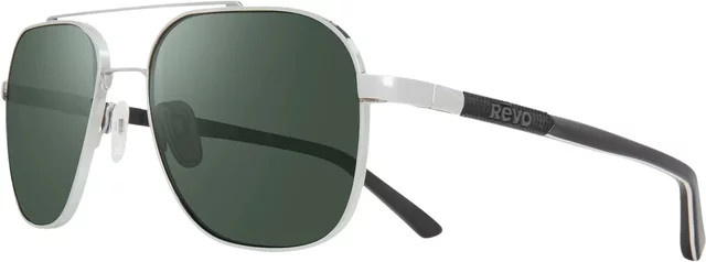 Revo Harrison Sonnenbrille, Aviator, Vollrand, Titanium, Silber, Grau, Herren - Bild 1