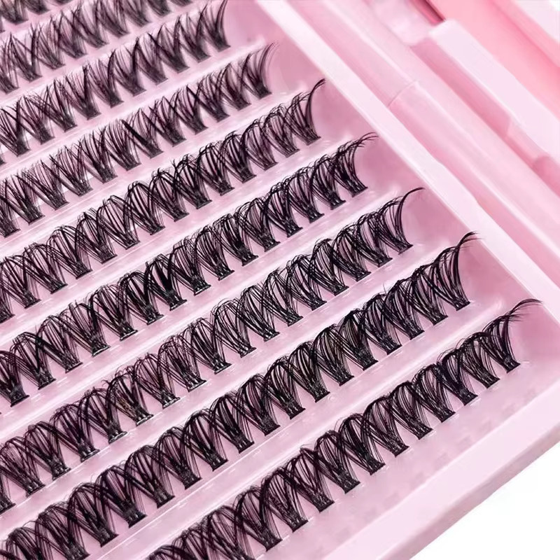 HNKMP Wimpernbüschel 0.07D Curl, 200 Stück, Falsche Wimpern Set - Bild 3