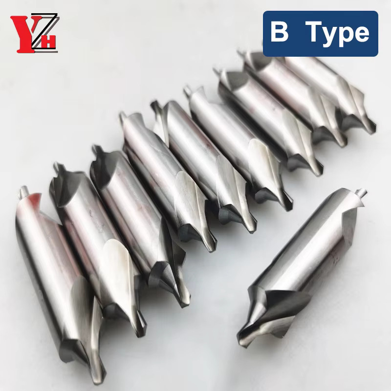 10er Set HSS Zentrierbohrer Typ A/B 6542 in Silber, Durchmesser 0,4 bis 12 mm, 60 Grad Senker für Drehmaschinen und Metallbearbeitung von YZHOSOOWK - Bild 3