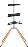 One For All Universal-TV-Ständer Quadpod Halterung in Schwarz, Silber und Multicolour - Bild 1