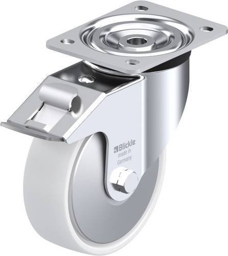 Blickle Lenkrolle mit Feststeller L-PPN 150G-FI-FA, Rad-Durchmesser: 15 cm, Tragfähigkeit: 300 kg - Bild 1