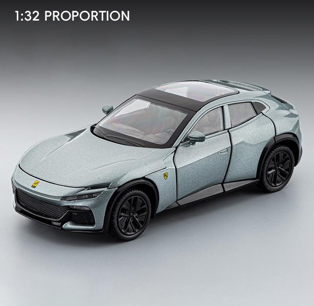 Linyi toy car Purosangues Fuv Suv Sportwagen Modell, 1:32, Metall, mit Sound und Licht - Bild 1