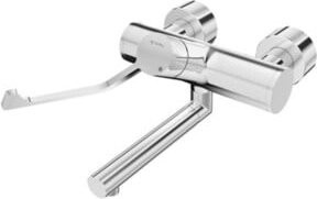 Schell Einhebel-Waschtischarmatur VITUS mit Klinik-Armhebel und Schwenkauslauf in Chrom - Bild 1