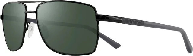 Revo Sonnenbrille, Vollrand, Square, Titanium, Black, Herren - Bild 1