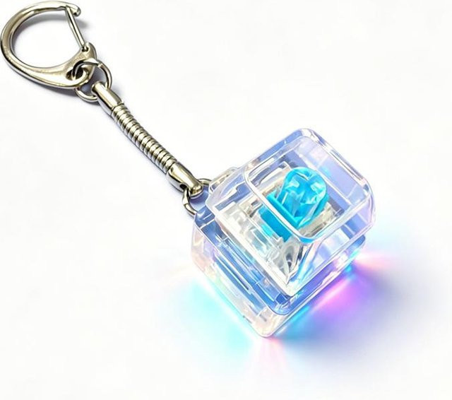 Binchi Outdoor Product Tastatur-Schlüsselanhänger, LED-Knopf, leuchtend - Bild 1