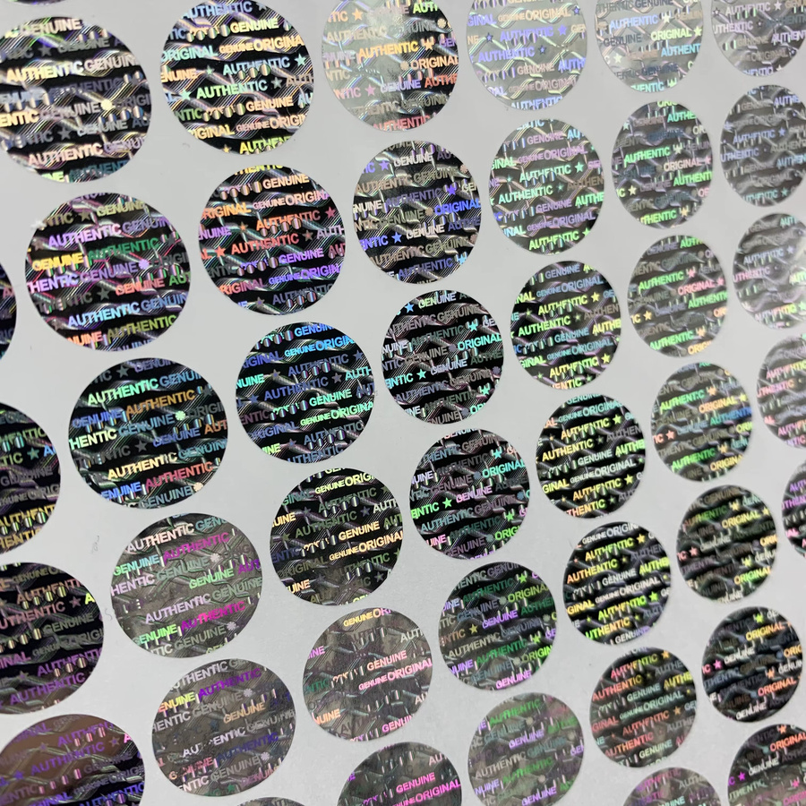 VOID Tamper Evident Hologramm-Aufkleber silber, manipulationssichere Etiketten für den einmaligen Gebrauch - Bild 4