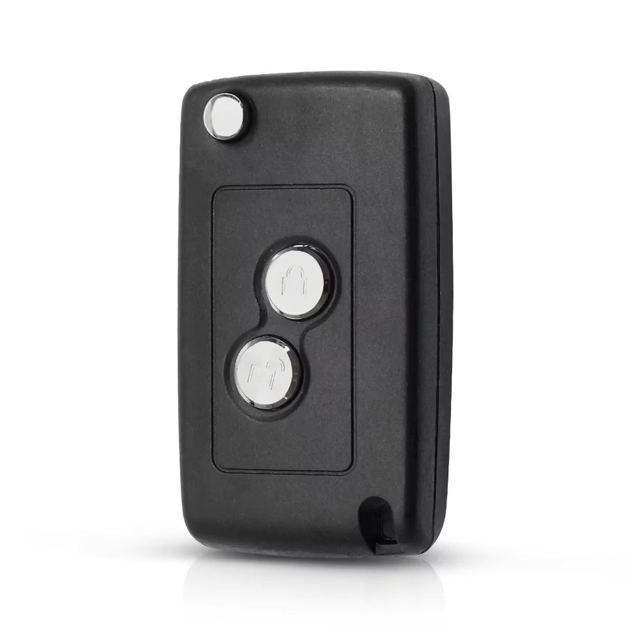 KEYYOU Modifizierter Flip-Autoschlüssel mit 2 Tasten in Schwarz für Citroen C1 C2 C3 C4 Picasso Xsara und Peugeot 206 306 307 107 207 407 Partner - Bild 4