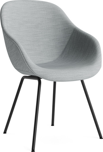 HAY About A Chair AAC 127 mit Stoffbezug in Grau und Stahlgestell im skandinavischen Design - Bild 1