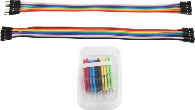 Qiilu SDK08 Testclip mit Jumper Wire für Micro IC SMD Chip Fußclip in Multicolour - Bild 1