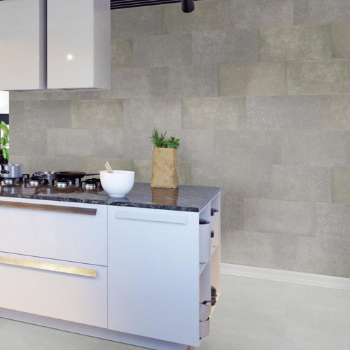 BARIDECOR AQUA Wandverblender in Grau mit Steinoptik aus Kunststoff, Stärke: 4 mm - Bild 2