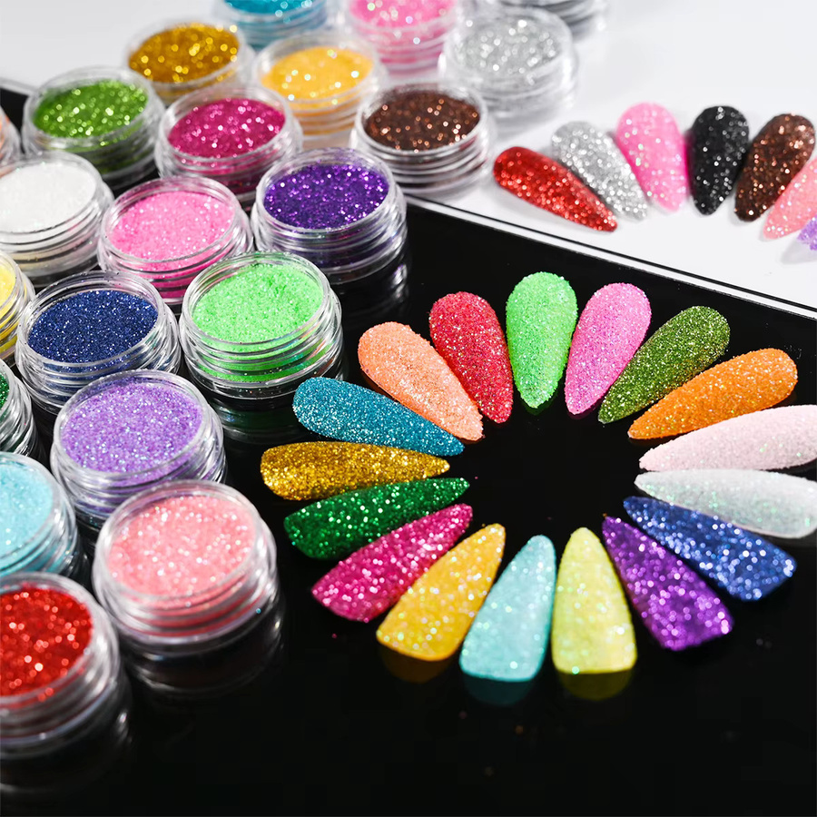 MAFANAILS Nagelpulver, Holographisch, 24 Teile/Satz, Unisex - Bild 5
