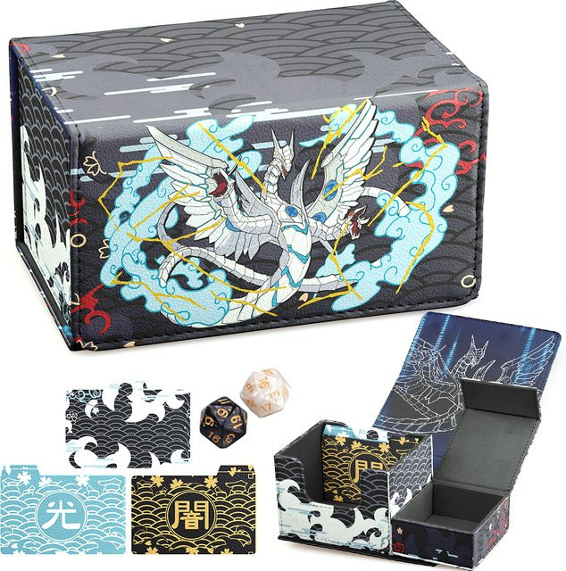 Bandai YuGiOh Sammelkarten-Deck-Hülle, Leder, Karten-Aufbewahrungsbox - Bild 1