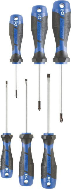 LUX-TOOLS 6-teiliger Schraubendrehersatz in Blau - Bild 1