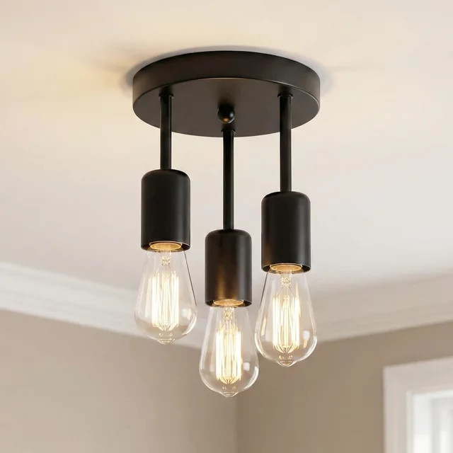TRAZOS Moderne Sputnik LED-Deckenleuchte im Vintage-Design aus Metall mit warmweißem Licht - Bild 1