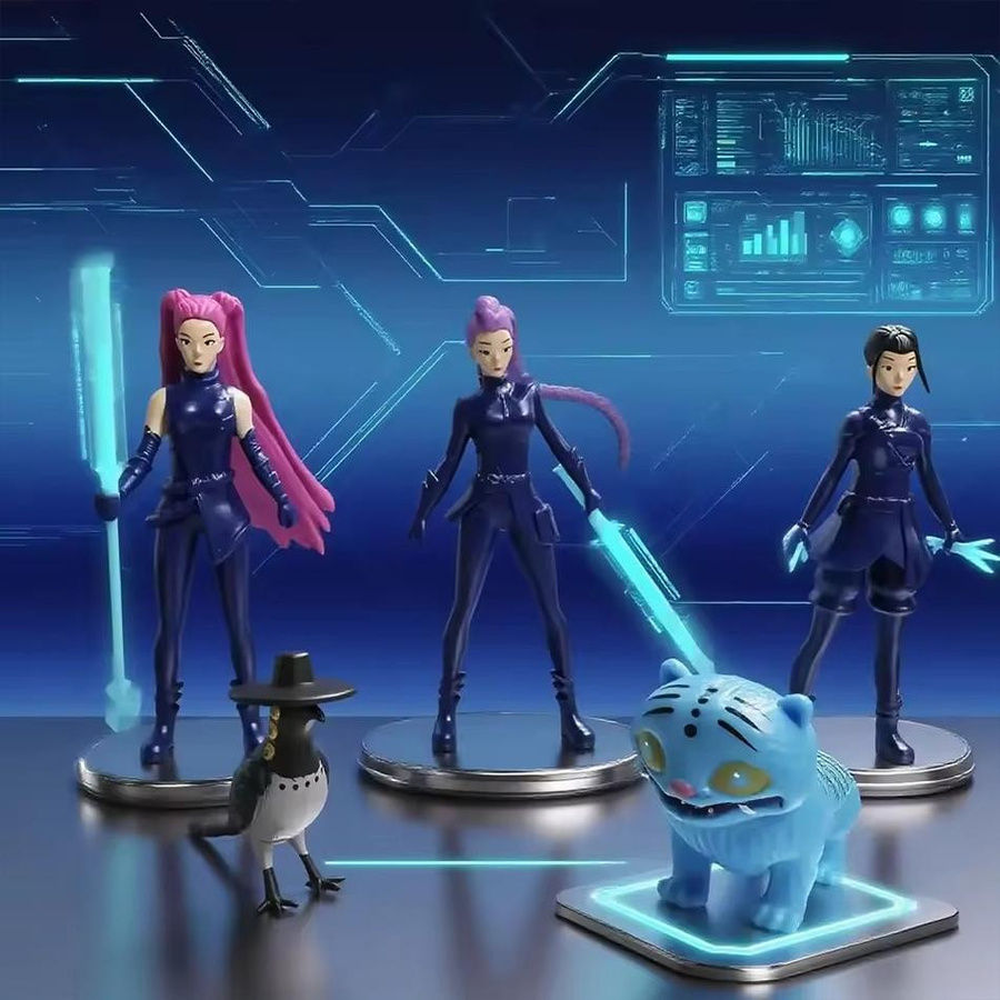 Fashnics Kpop Dämonenjäger Actionfigur Set Bunt / Mehrfarbig - Bild 3
