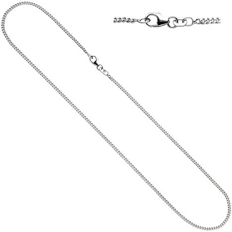 Colfem Halskette Panzerkette, 925 Silber, 36 cm, Unisex - Bild 1