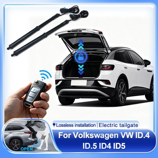 CARBAOHUI Heckklappenheber für Volkswagen VW ID.4 ID.5 in Schwarz - Bild 1