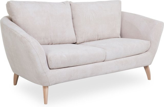 SANSBAR 3-Sitzer Sofa FÜNEN in Beige mit Stoffbezug und Armlehnen, Modernes Design, B/T/H: 190 x 82 x 82 cm - Bild 1