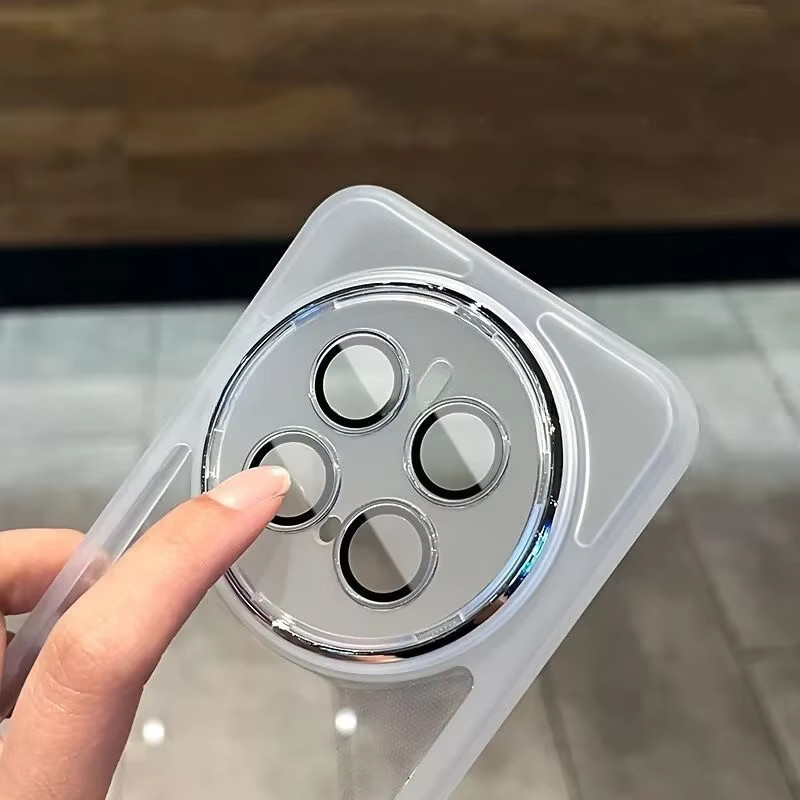 Transparente Silikon Schutzhülle für Honor Magic 7 Pro, Magic 7 Lite und Magic 6 Lite mit Kameraschutz-Film - Bild 1