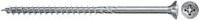 Fischer Power-Fast II Spanplattenschraube mit Senkkopf und Pozidriv-Antrieb, verzinkt, Farbe: Silber, Durchmesser: 6,0 mm, Länge: 300 mm - Bild 1