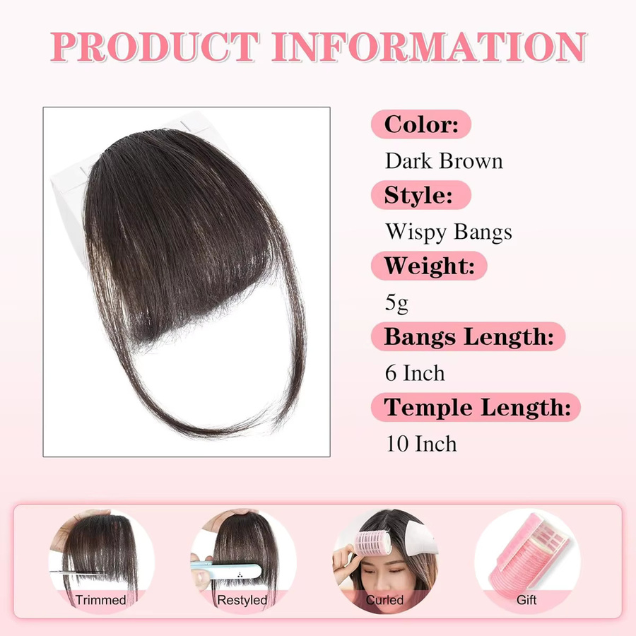 CC YOUNG Wispy French Echthaar-Pony zum Anklipsen, Damen - Bild 2