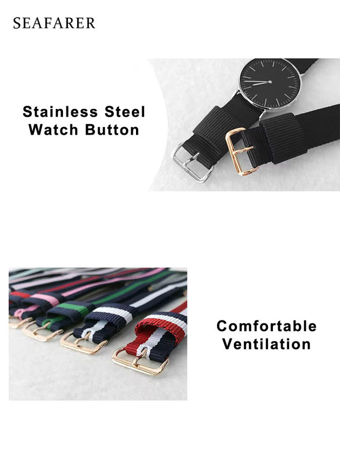 Daniel Wellington Uhrenarmband Nylon, Textil/NATO, Herren - Bild 3