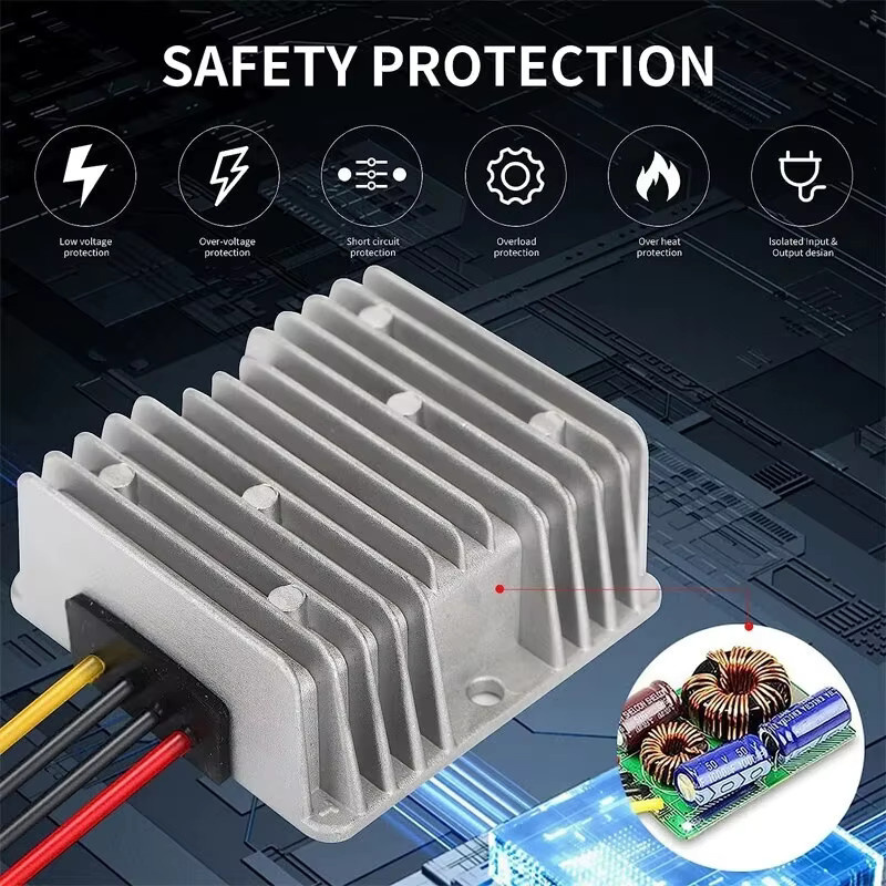 Makita DC 18V zu DC 12V 20A 240W Abwärtswandler Adapter für Li-Ionen-Akkus als Buck-Boost Spannungsregler - Bild 4