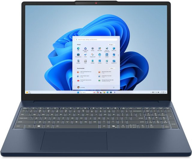 Lenovo IdeaPad Slim 3 15Q8X10 Notebook in Cosmic Blue mit Qualcomm Snapdragon X, 16 GB RAM, 1000 GB SSD und Windows 11, 38,86 cm (15,3") Display - Bild 1
