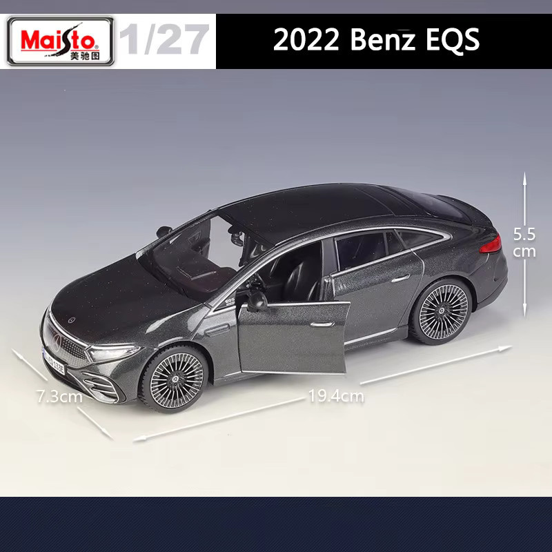 Maisto Mercedes-Benz EQS, Automodell, 1:27, Metall, Blau - Bild 2