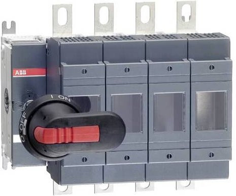 ABB Lasttrennschalter OS200DZ04N2P, 4polig, 200A, Sicherungsgröße 0, grau - Bild 1