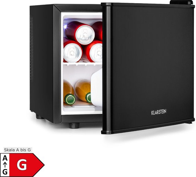 Klarstein SecretHiding Mini-Kühlschrank mit 2 Ebenen, thermoelektrisch, Schwarz, 17 l - Bild 1