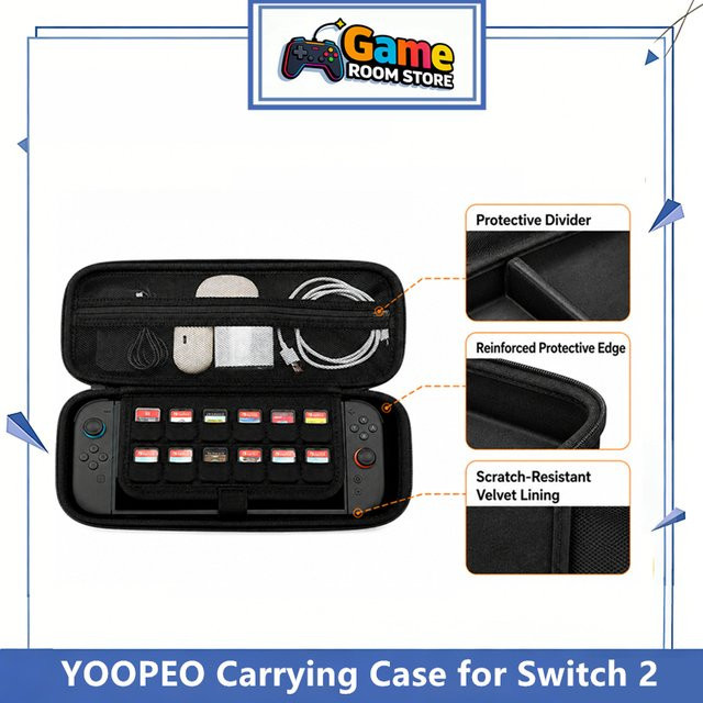 YOOPEO YP118 Tragetasche und Aufbewahrungstasche in Schwarz für Mobapad M12, NYXI Hyperion 3 und Switch 2 - Bild 1