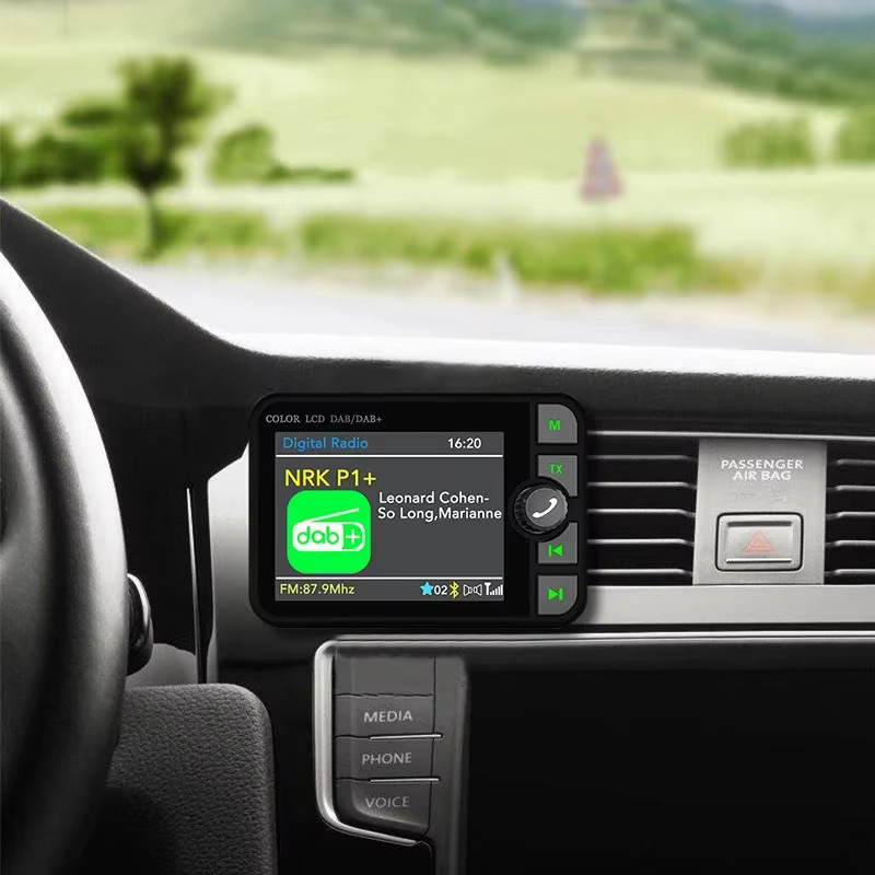 Digitaler DAB/DAB+ und FM Radio Empfänger mit Bluetooth und MP3 Player für europäische Autos, 2,4-2,8 Zoll LCD Display, Schwarz - Bild 2