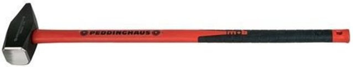 Peddinghaus Ultratec Vorschlaghammer aus Schmiedestahl mit Glasfaserstiel in Schwarz-Rot, Gewicht: 4,83 kg - Bild 2