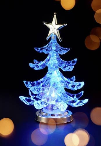 Sygonix Weihnachtsbaum RGB LED mit USB-Anschluss, Silber, Transparent - Bild 1