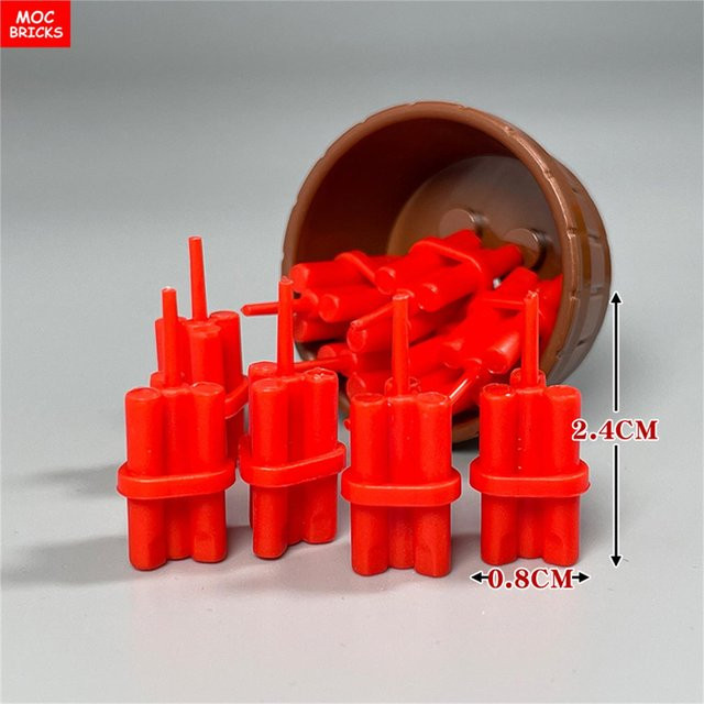 Yiran toy Bausteine Waffe Bombe Dynamitstangen 10-teiliges Set - Bild 1