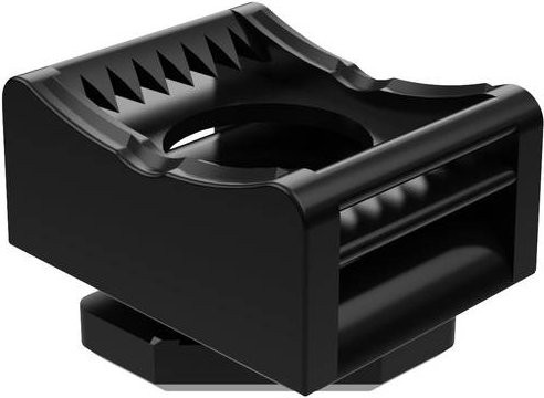 Hebotec KBS-B8M 4-20 10 Klettbandsockel in Schwarz, 10 Stück - Bild 1