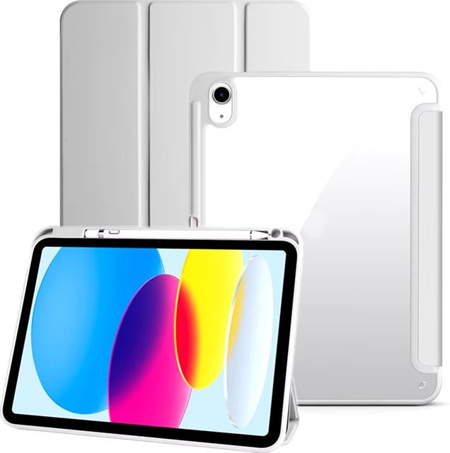 Smart Case für Apple iPad Air 11 Zoll M3 2025 und M2 2024 sowie iPad Air 5 und Air 4 mit Stifthalter in Grau - Bild 1