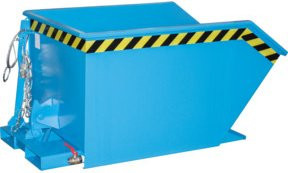 Bauer Südlohn Spänebehälter SGU 50, lackiert, Farbe: Blau, B/T/H: 144,0 x 68,0 x 78,0 cm - Bild 1